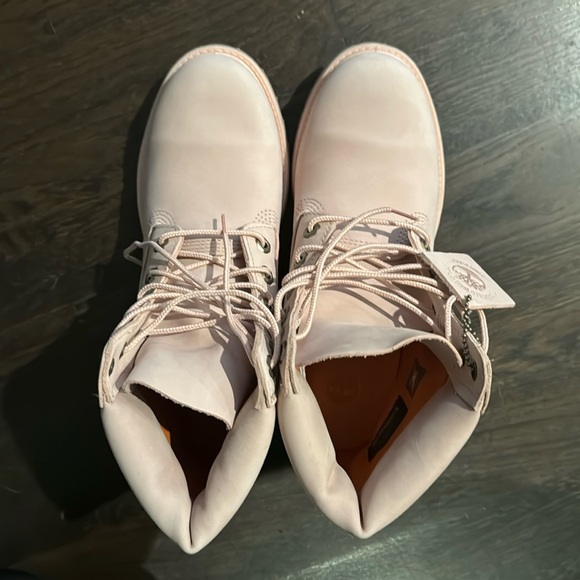 Light pink timberland boots - Picture 4 of 4